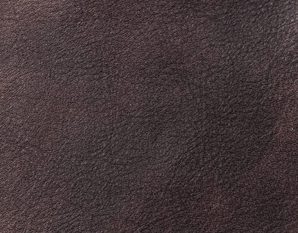 Campione colore ebano — pelle decorata a mano Bordoni Leathers