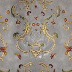 Luxury Line — cuoio tortora con decoro dipinto in oro, Bordoni Leathers