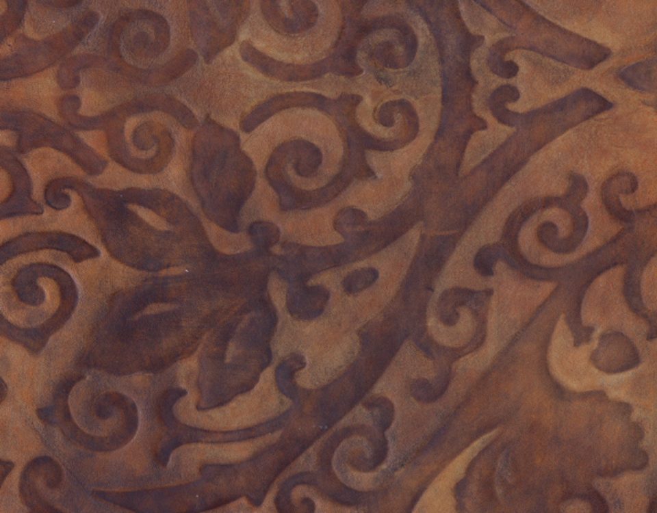 Cuoio anticato: colorazione e lucidatura sovrapposte a mano — Bordoni Leathers